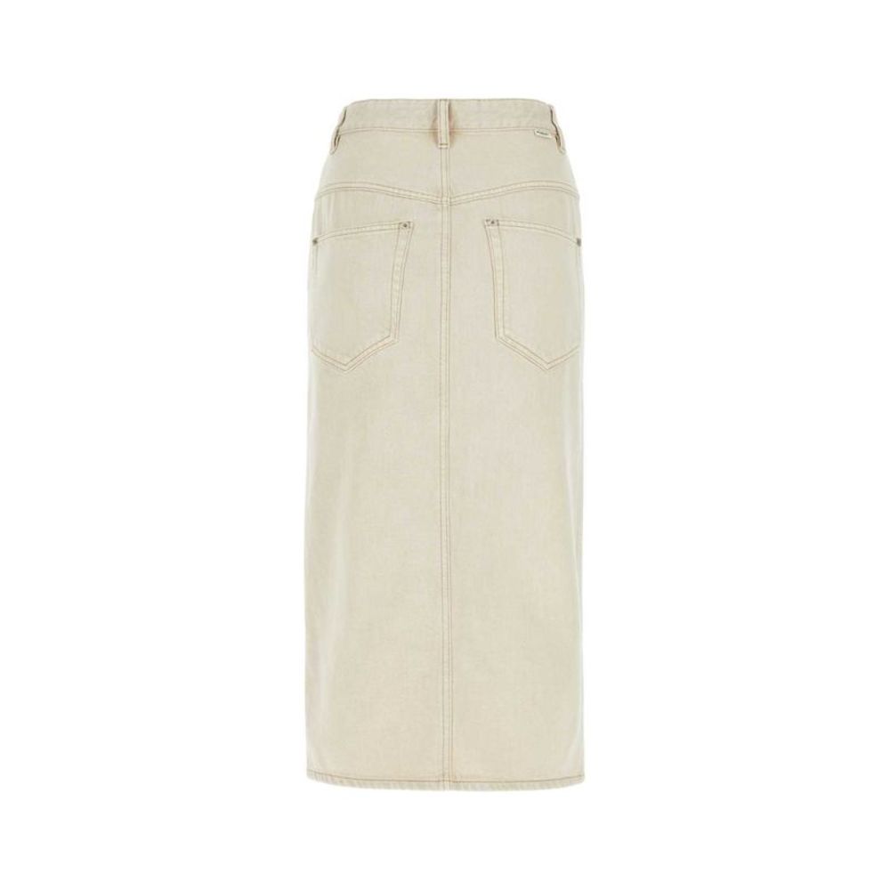 ISABEL MARANT ETOILE Sand Denim Vandy Skirt - Picture 2 of 2